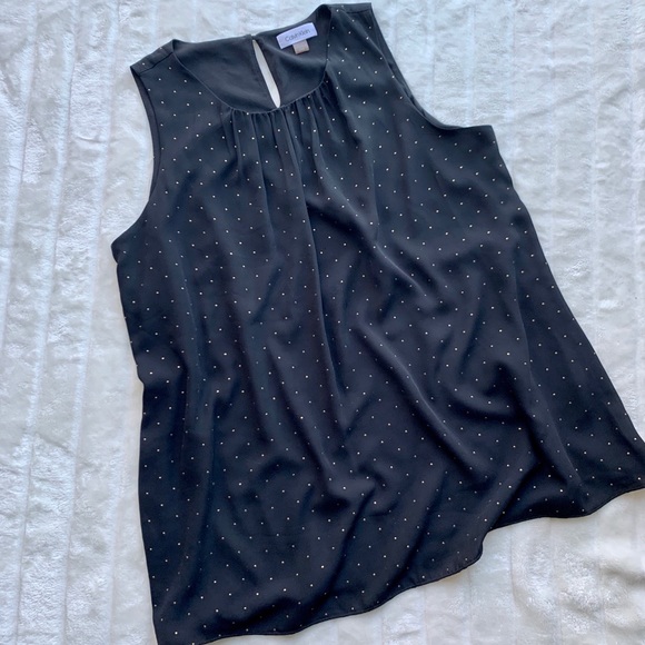 Calvin Klein Tops - Calvin Klein Top in Black and Gold